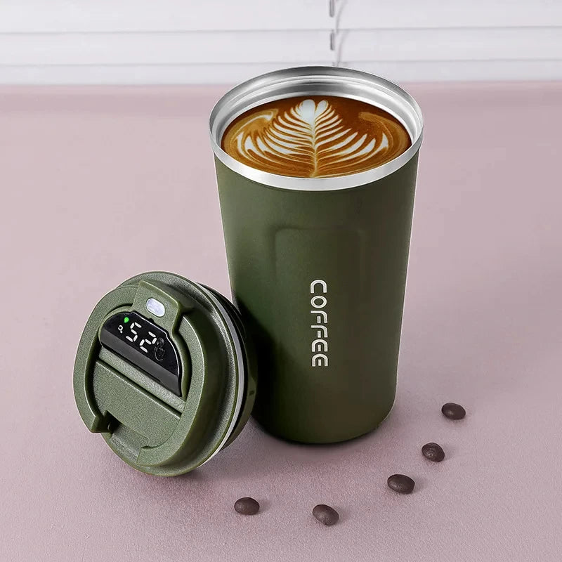Copo Térmico Inteligente 450ml - Display de Temperatura