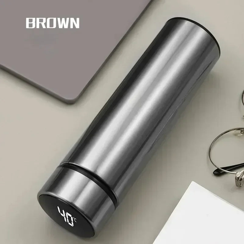 Garrafa Inox 500ml – Display LED de Temperatura