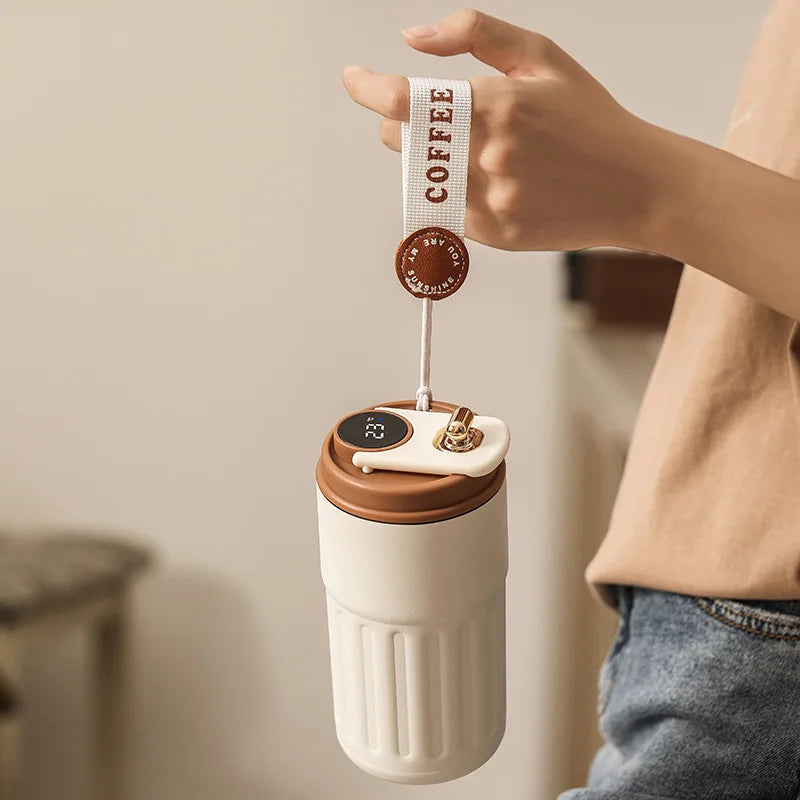 Copo Térmico Inteligente 450ml - Display de Temperatura