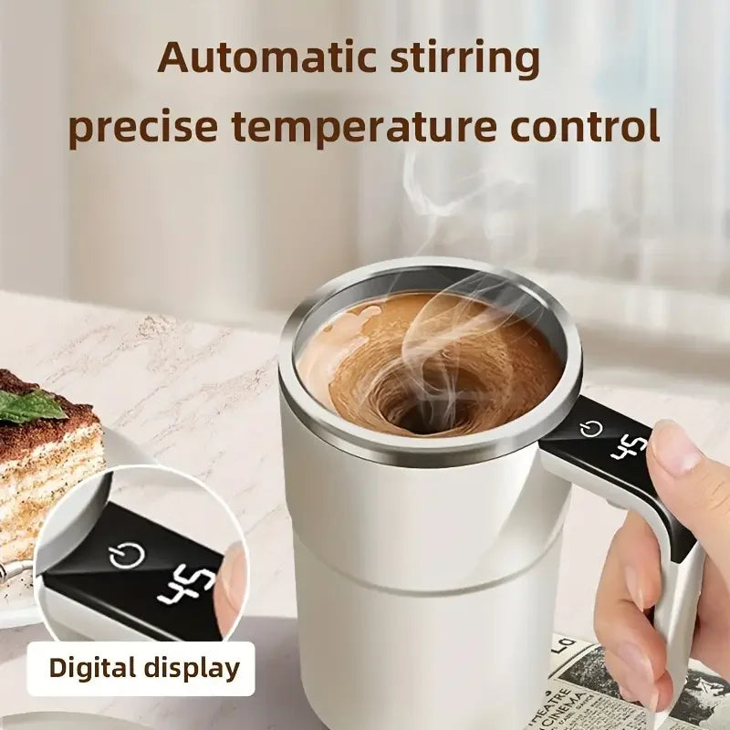 Smart Mug 380ml – Copo Auto-Misturador com Display Digital