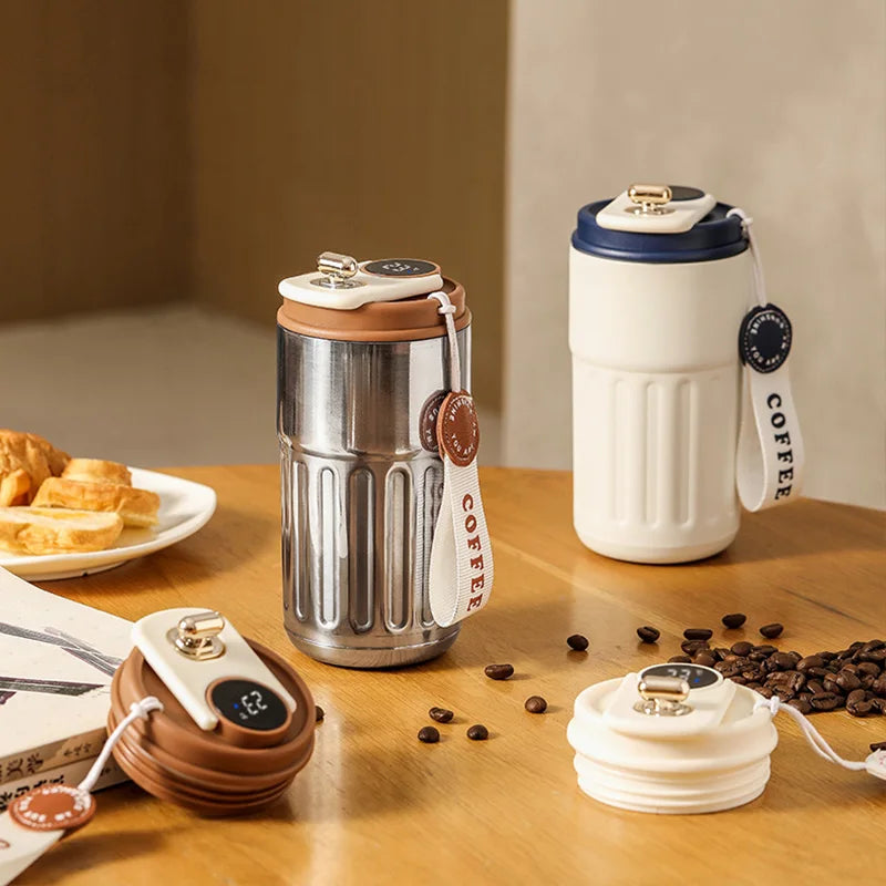 Copo Térmico Inteligente 450ml - Display de Temperatura