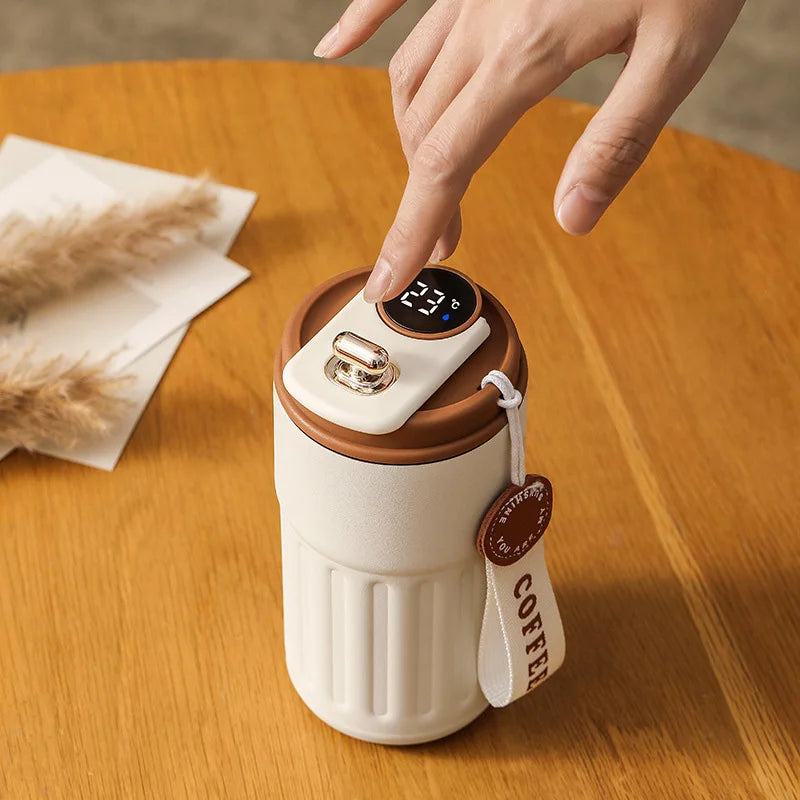Copo Térmico Inteligente 450ml - Display de Temperatura