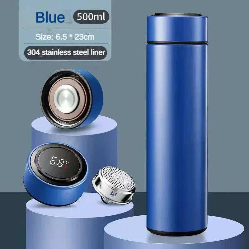 Garrafa Inox 500ml – Display LED de Temperatura