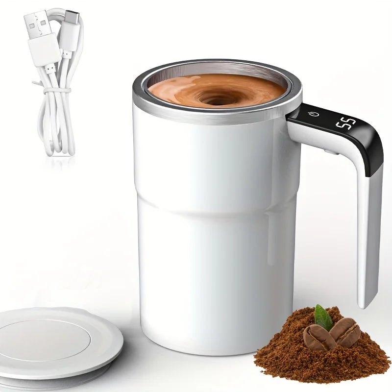 Smart Mug 380ml – Copo Auto-Misturador com Display Digital